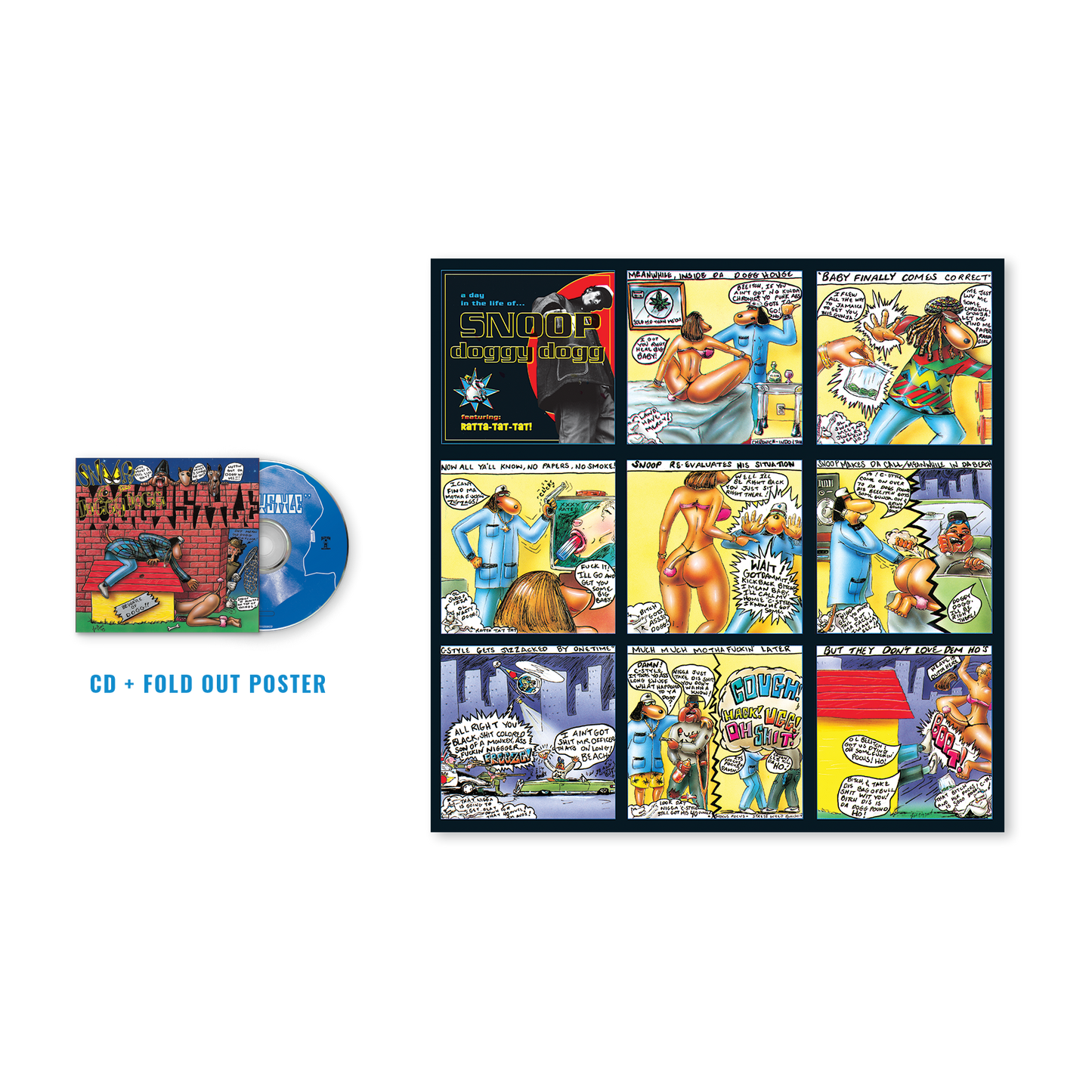 SNOOP DOGG “DOGGYSTYLE 30TH ANNIVERSARY EDITION“ CD + POSTER
