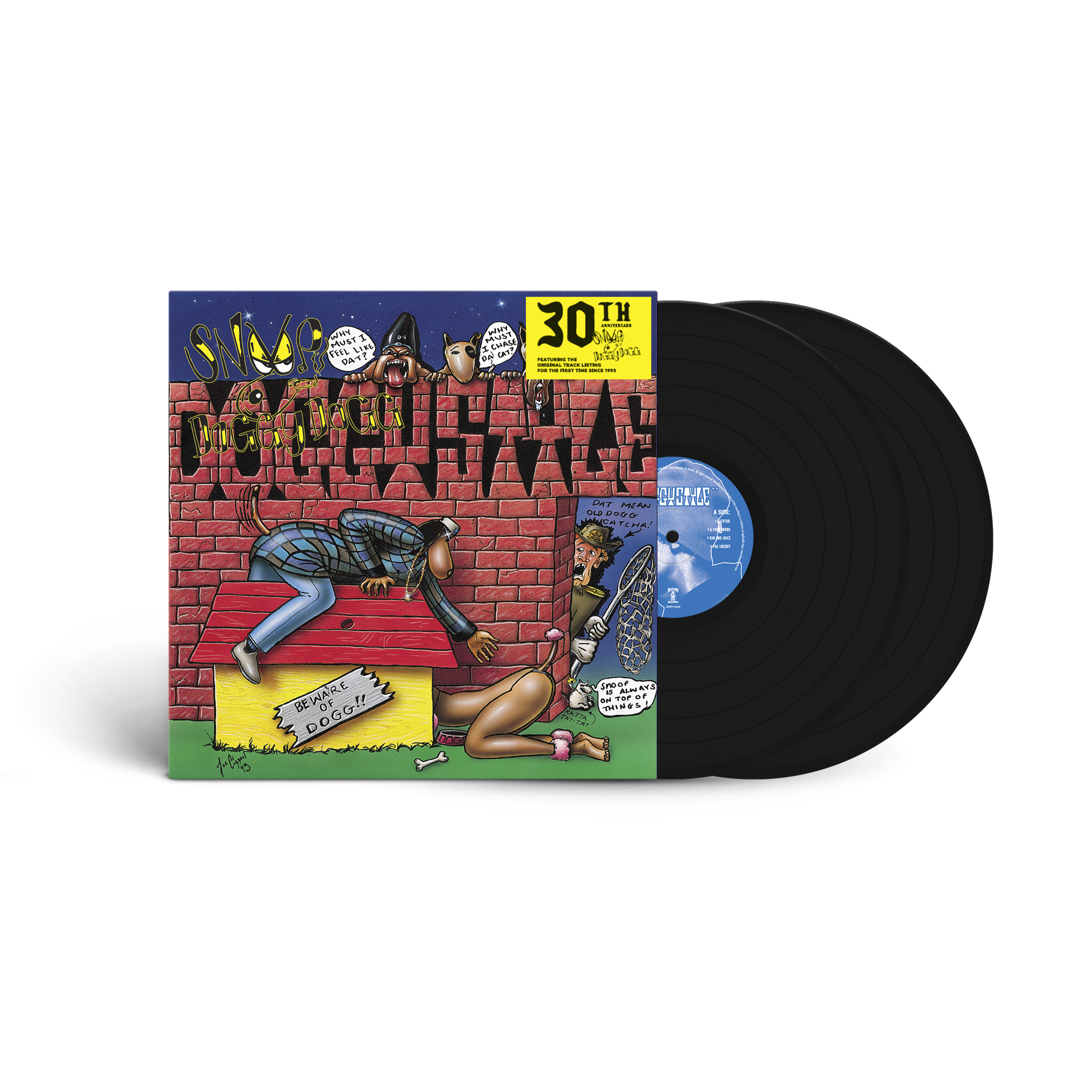 SNOOP DOGG “DOGGYSTYLE 30TH ANNIVERSARY EDITION“ BLACK VINYL